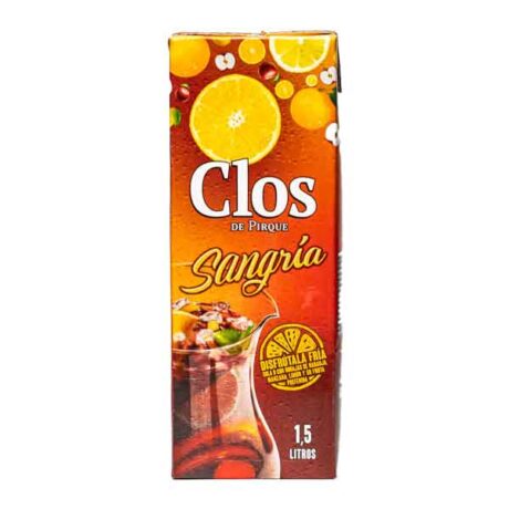 Vino Clos De Pirque Sangría Tetra 1.5 L 1500 CC