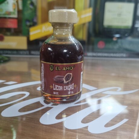 Licor Cacao Miniatura El Amo 50cc