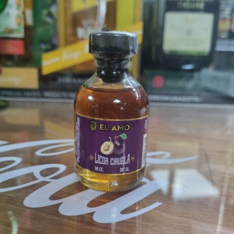 Licor Ciruela Miniatura El Amo 50cc