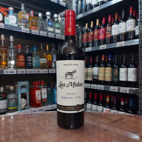 Vino Las Mulas Organic Wine Reserva Merlot Alc. 13,5%vol 750c.c