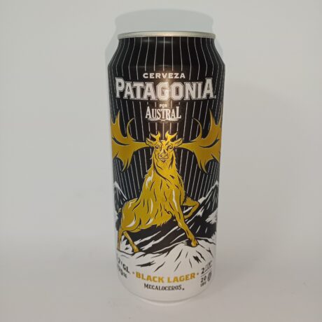 Cerveza Patagonia Black Lager Lata 470 cc