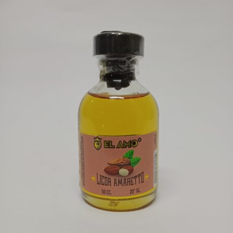 Licor Amaretto Miniatura El Amo 50 cc