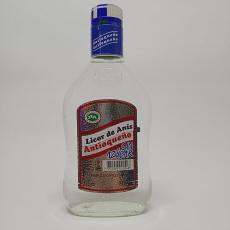 Licor de Anís Antioqueño sin azúcar Petacón 375 cc