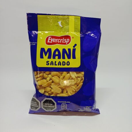 Maní salado Evercrisp 140gr