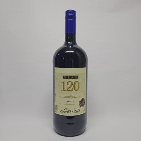 Vino Gran 120 Merlot Botellón 1.5 Litros
