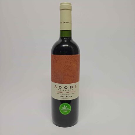 Vino Adobe Orgánico Cabernet Sauvignon 750 cc
