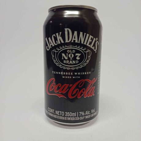 Whisky Jack Daniel's en Lata & Coca cola Lata  7° 350cc