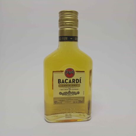 Ron Bacardi Carta Oro Petaca 200ml