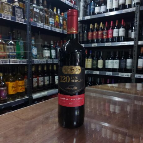 Vino 120 Tres Medallas Cabernet Sauvignon 700ml Viña Santa Rita