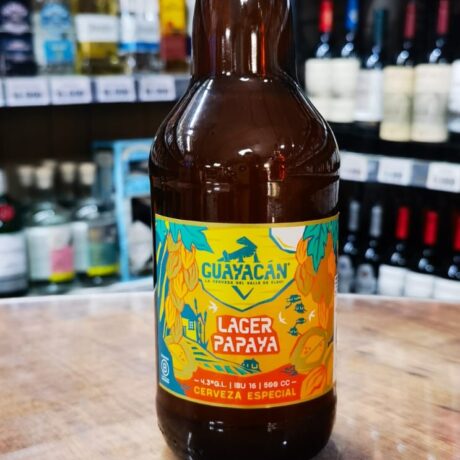 Cerveza Guayacán sabor papaya