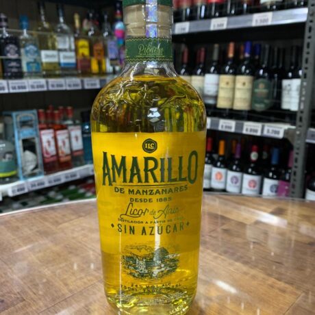 Aguardiente Amarillo de Manzanares sin azúcar 750cc 24°