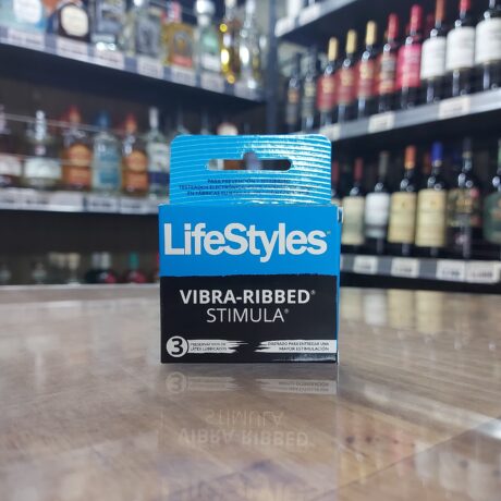 Preservativos LifeStyles Vibra-Ribbed Stimula 3 Unidades