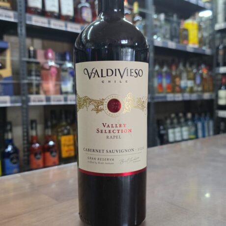 Vino Gran Reserva Valdivieso Cabernet Sauvignon Valley Selection, Rapel. Año 2020, 13,5°G. 750ml.