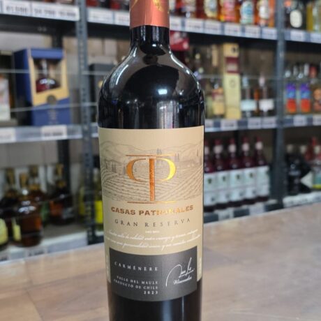 Vino Gran Reserva Casas Patronales Carmenere. 14,5° / 750ml.