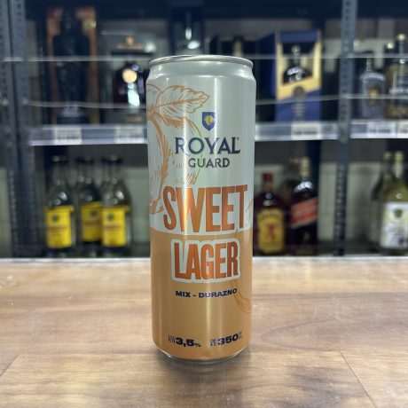 Cerveza Royal Guard Sweet Lager Mix Durazno 3,5° 350cc