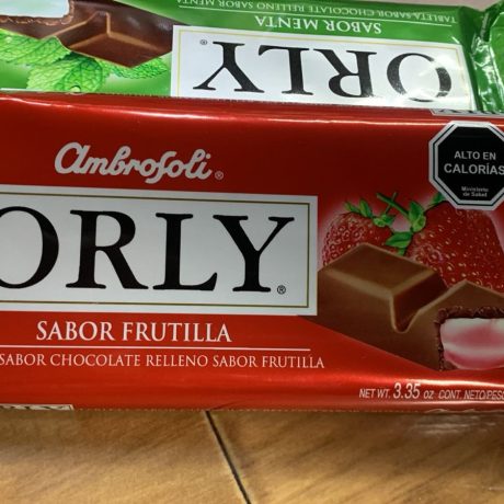 Chocolate Orly relleno sabor Frutilla 95gr