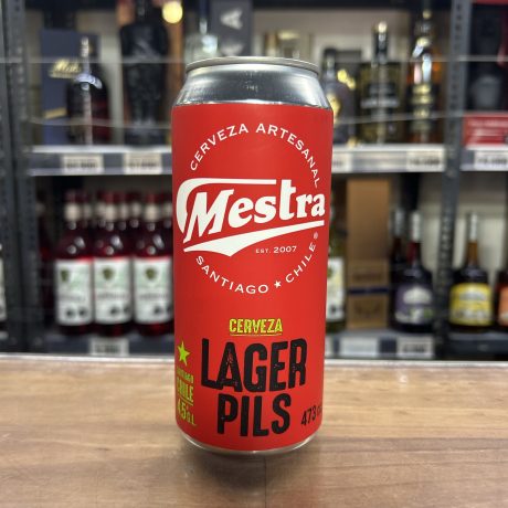 Cerveza Artesanal Mestra  Lager pils 4,5ºG.L 473cc