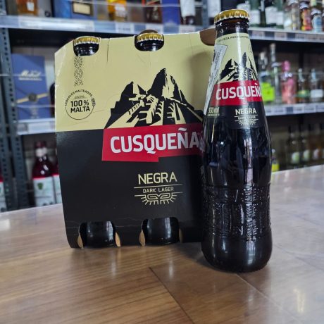 Cerveza Cusqueña Negra Dark Lager Botellín 330ml / 5.6°
