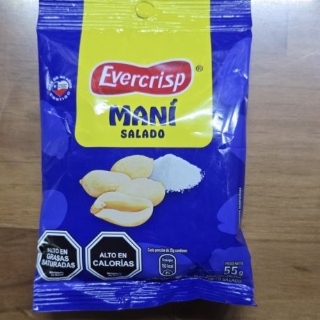 Maní Salado Evercrips 55gr