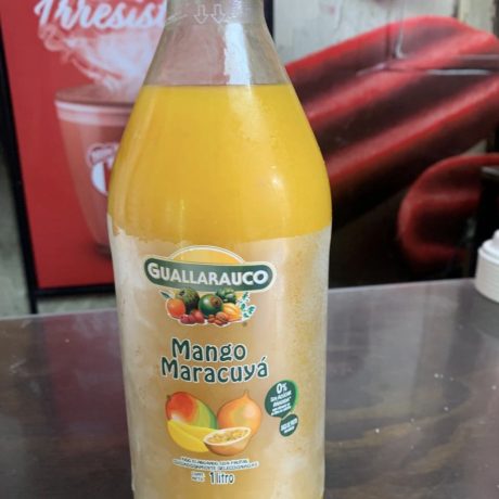 Jugo Guallarauco Mango Maracuyá vidrio 1L
